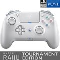 PS4 레이저 라이쥬 토너먼트 머큐리화이트 무선 컨트롤러 / Raiju 게임패드