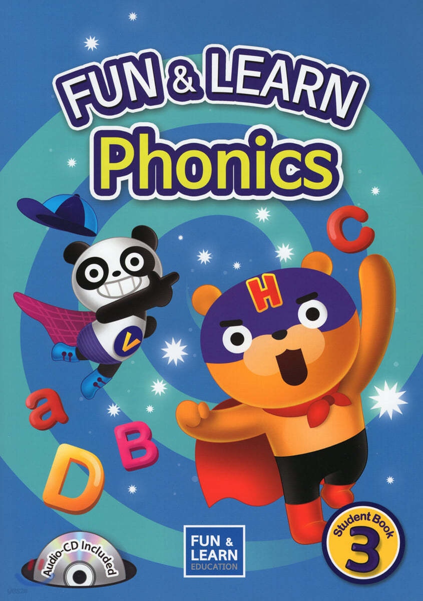 Fun &amp; Learn Phonics 3 : Student Book + CD