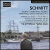 The Invencia Piano Duo 슈미트: 피아노 이중주, 연탄곡 3집 (Florent Schmitt: Complete Original Works for Piano Duet and Duo Vol. 3)