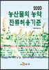 농산물의 농약 잔류허용기준 2020