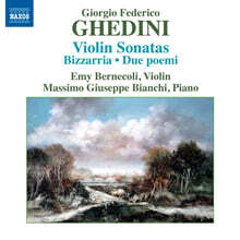 Massimo Giuseppe BIanchi 게디니: 바이올린과 피아노를 위한 작품들 (Ghedini : Complete Works For Violin and Piano)