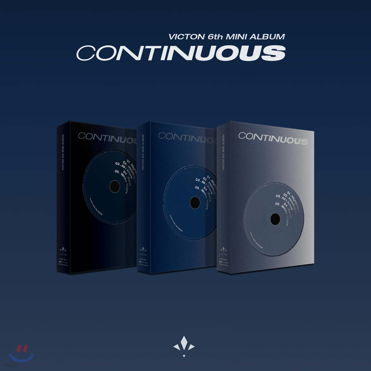 빅톤 (Victon) - 미니앨범 6집 : Continuous (BLUE/DARK/LIGHT Ver. 중 랜덤발송)