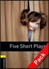 Oxford Bookworms Library Playscripts 1: Five Short Plays (with CD), 3rd Edition