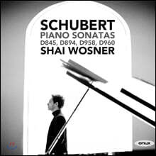 Shai Wosner 슈베르트: 피아노 소나타 (Schubert: Piano Sonatas D854, D894, D958, D960)
