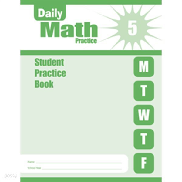 Daily Math Practice, Grade 5 - Student Workbook 