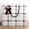 패턴 체크 쇼빙백(30cm) 종이백 포장 가방 백