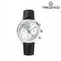 [트리젠코] 남성 가죽시계 TG-0800L-WH/BK