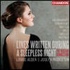Louise Alder 루이즈 올더 가곡집 (Lines Written During a Sleepless Night)