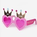 핑크 안경 해피버스데이 메시지 카드