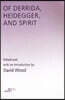 Of Derrida Heidegger and Spirit