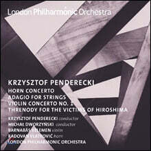 Michał Dworzynski 크시슈토프 펜데레츠키: 호른 협주곡, 현을 위한 아다지오 (Krzysztof Penderecki: Horn and Violin Concertos)