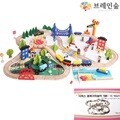 삐뽀회전교차로기차레일세트108