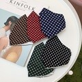 (필터교체형) 겨울용 핸드메이드 빨아쓰는 도트 패턴 면 다회용 마스크 개별 포장