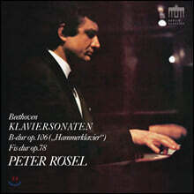 Peter Rosel 베토벤: 피아노 소나타 24, 29번 '함머클라비어' (Beethoven: Piano Sonatas Op. 78, 106 'Hammerklavier')
