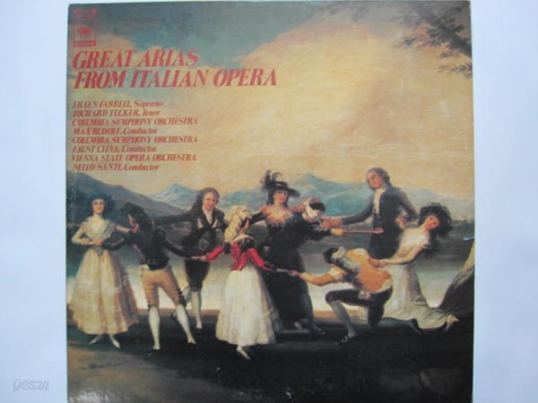 LP(수입) Great Arias From Italian Opera - 에일린 페럴 / 리처드 터커 