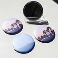 [메리필름] 제주도 마카롱 손거울 2종(바다,노을)