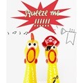 소리내는 미친닭 인형 애견훈련 인형 crazy chicken