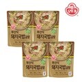오뚜기 부산식 돼지국밥 곰탕 500g x 4개