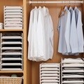 풀 슬라이딩 옷정리 적층 트레이 중형 5P 의류바스켓 옷트레이