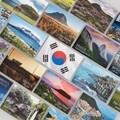 한국 여행마그넷 인테리어 냉장고 자석 Tin Magnet + 우드이젤