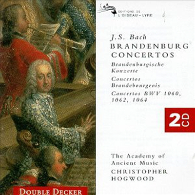 바흐 : 브란덴부르크 협주곡 전곡 (Bach : Brandenburg Concertos) (2CD) - Christopher Hogwood