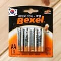 롯데 4p 벡셀 1.5V AA 알카라인 건전지