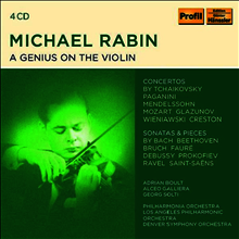 마이클 래빈 - 바이올린의 귀재 (Michael Rabin - A Genius On The Violin) (4CD) - Michael Rabin