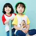 아들과딸 정글비트 아동나그랑반팔티 (멍키옐로우,험프레드 / S,M,L)