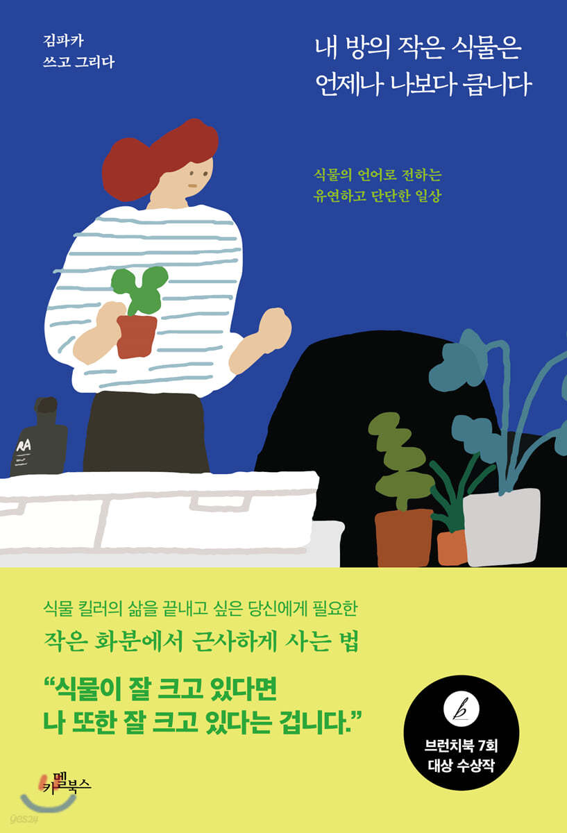 내 방의 작은 식물은 언제나 나보다 큽니다