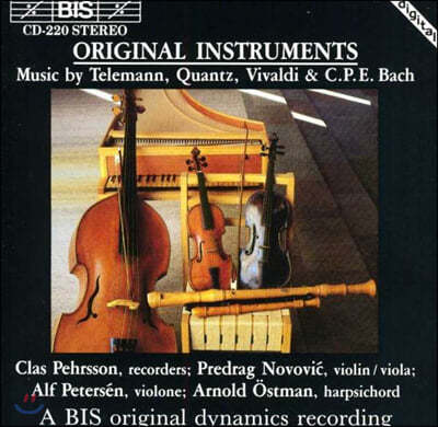 Clas Pehrsson 시대악기로 연주하는 바로크 음악 (Original Instruments)