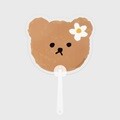 Dot flower bear(부채)