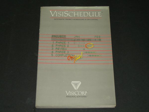 visischedule (apple2&amp;2plus 48k16 sector) 비지코프 VISICORP