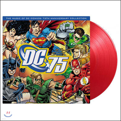 DC코믹스 75주년 기념 음악 모음집 (Music of DC Comics: 75th Anniversary Collection) [레드 컬러 LP]