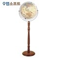 [맵소프트] 30cm 플로어 원목 지구본 5종 택1 / 블루, 키즈, 지형, 엔틱, 골드 / 30cm X 1m 10cm (지름 X 높이)