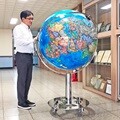 [맵소프트]1m 플로어 지구본 / 블루, 엔틱 / 1m X 1m 70cm (지름 X 높이) / 인테리어 대형지구본