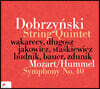 Pawel Wakarecy 모차르트: 교향곡 40번 [훔멜 편곡 버전] / 도브르진스키: 현악 5중주 1번 (Mozart-Hummel: Symphony KV550 / Dobrzynski: String Quintet Op.20)
