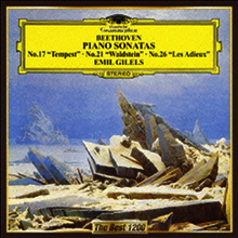 베토벤: 피아노 소나타 17 '폭풍', 21 '발트슈타인', 26번 '고별 (Beethoven: Piano Sonatas Nos.17 'tempest', 21 'Waldstein', 26 'Les-Adieux') (일본반)(CD) - Emil Gilels