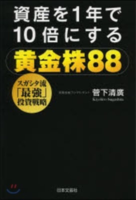 資産を1年で10倍にする黃金株88