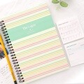제이로그 다이어트 하드커버 다이어리 SET-더 로그(스위트 스트라이프)