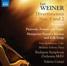 Valeria Csanyi 레오 베이네르: 관현악 작품 3집 - 디베르티멘토 1, 2번 (Leo Weiner: Divertimentos Nos.1, 2)