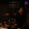 베토벤: 교향곡 7번, 브람스: 교향곡 3번 (Beethoven: Symphony No.7, Brahms: Symphony No.3) (일본반)(CD) - Herbert Von Karajan