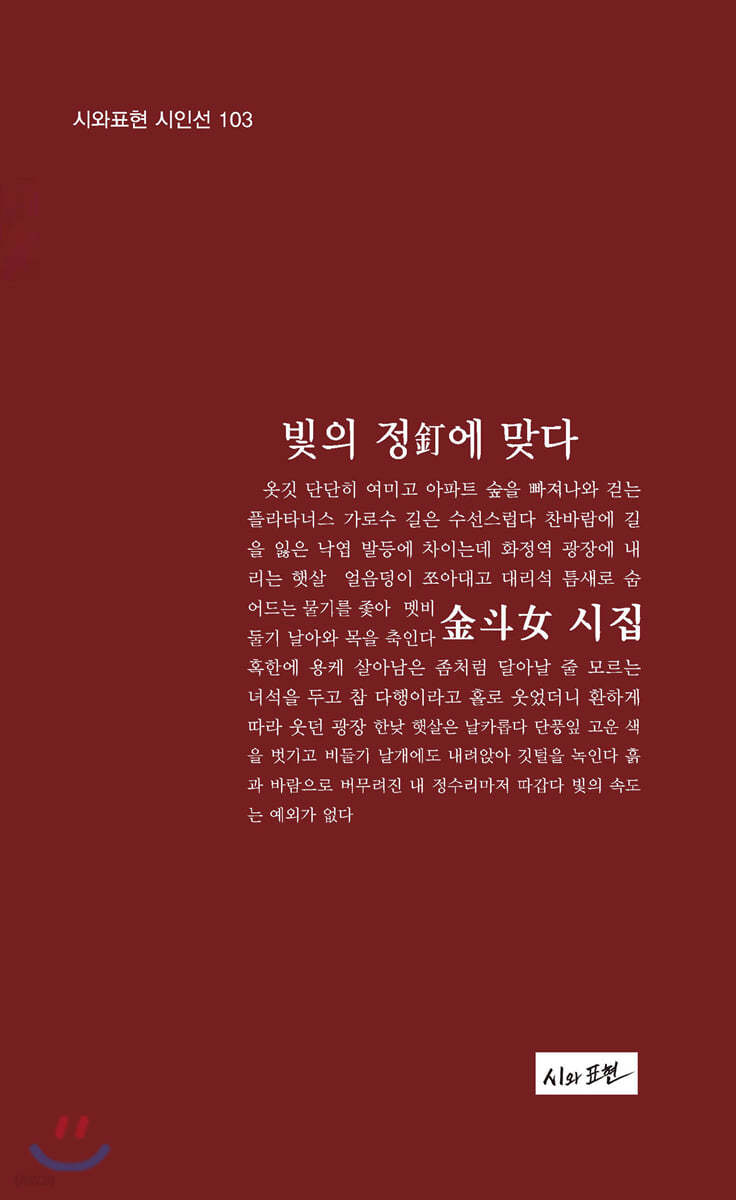 빛의 정에 맞다