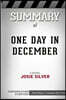 Summary of One Day in December: A Novel: Conversation Starters