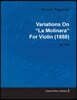 Variations on "La Molinara" by Niccolo Paganini for Violin (1888) Op.108