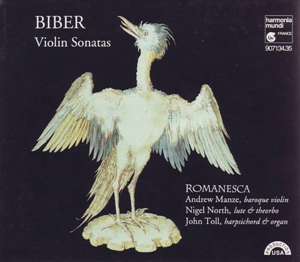 Biber - Violin Sonatas Romanesca, Andrew Manze, Nigel North, John Toll