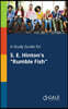 A Study Guide for S. E. Hinton's "Rumble Fish"