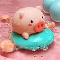 레츠토이 튜브타는 피기 목욕놀이 아기 물놀이 보트 물총 장난감
