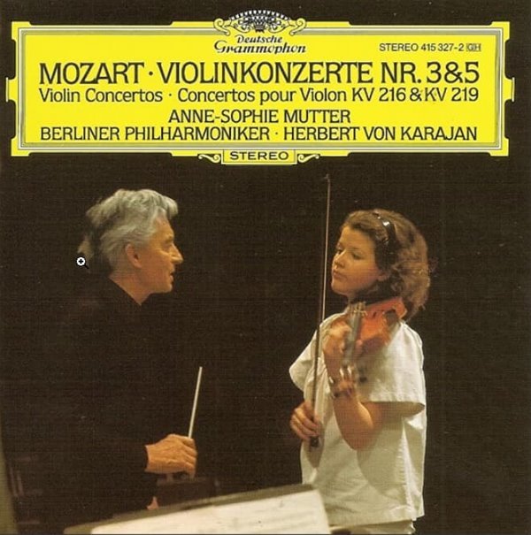 Mozart - Anne Sophie Mutter ,Herbert von Karajan /  Violinkonzerte Nr. 3&amp;5  