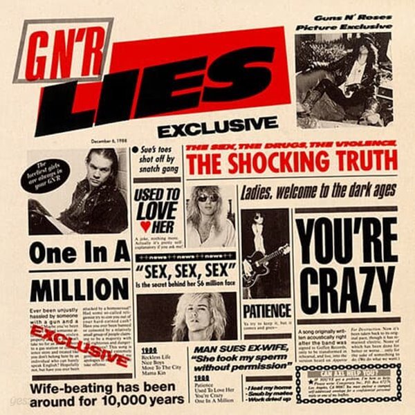[중고CD] Guns N&#39; Roses / GN&#39;R Lies