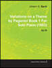 Variations on a Theme by Paganini Book 1 by Johannes Brahms for Solo Piano (1863) Op.35